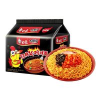 Vente en gros de nouilles instantanées chinoises épicées au goût exotique (595g, 119g * 5 paquets)-Snack asiatique, saveur coréenne de poulet au feu