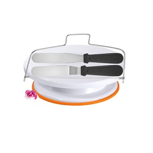 Cake Turntable Set With Spatulas And Piping <b>Tools</b> For Baking And Decorating - Product Image 1