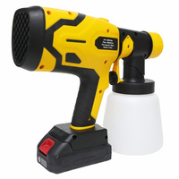 Pistol Semprot Cat MAX Battery, HVLP 600W Tanpa Kabel untuk Interior dan Eksterior Rumah, Pengecatan Rumah
