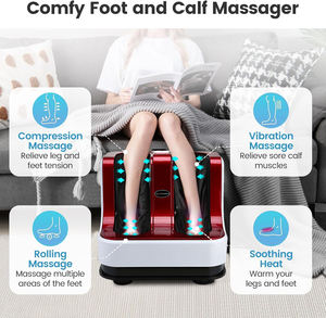 Großhandelspreis: Beheizter Shiatsu-Elektrischer Rollmassagegerät mit Luftkompression und Vibration für Beine und Füße unter dem Schreibtisch - Product Image 3