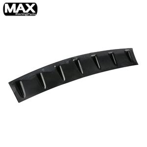 유니버설 블랙 7 지느러미 탄소 섬유 자동 레이싱 상어 스타일 백 범퍼 스포일러 립 리어 범퍼 ABS 립 디퓨저 지느러미 - Product Image 3