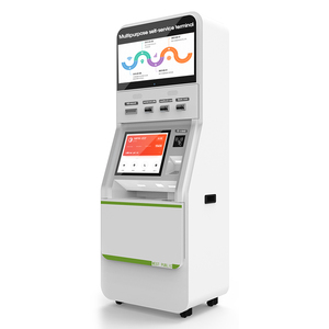 Kiosque numérique à écran tactile avec lecteur de code QR, paiement par carte RFID Wifi, impression de reçus, service en libre-service, compatible VESA, carte d'identité - Product Image 3