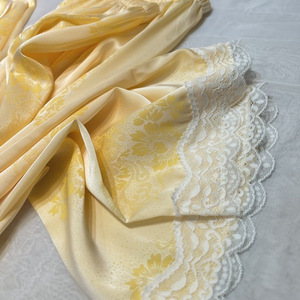 New Women's Long-sleeved Senior of Sexuality Jacquard Ice Silk Home Wear Pajamas <b>Pants</b> 2-piece Set Fashion - Product Image 5