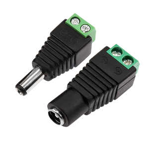 Adaptateur d'alimentation 5,5x2,1 mm 12V <span class=keywords><strong>10A</strong></span>, connecteur d'alimentation DC mâle-femelle 5,5*2,1 mm, faisceau de câblage en cuivre haute stabilité IP55 - Product Image 1