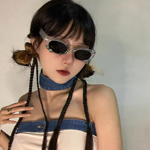 Gafas de Sol Rectangulares Punk con Decoración de <span class=keywords><strong>Serpiente</strong></span>, Monturas Pequeñas Steampunk de Lujo Personalizadas al por Mayor para Mujer - Product Image 2
