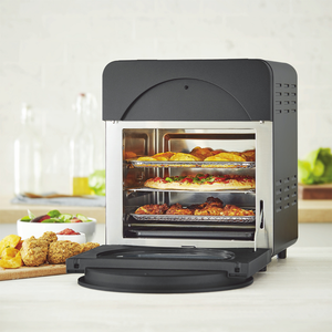 <span class=keywords><strong>XL</strong></span> Power Square Four à friteuse à air en acier inoxydable Four grille-pain à commande numérique pour usage domestique Vu à la télévision - Product Image 4
