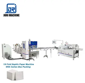 Automatische Flower Printing Servet Papier Machine Maken Vouwbare 1/4 Doek Handdoek Tissuepapier Productie Lijn