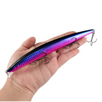 Leurre de pêche en mer longue queue en PVC 18cm 24g, leurre dur artificiel réaliste pour poissons d'eau salée, best-seller AliExpress