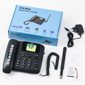 Teléfono de Escritorio Inalámbrico 4G Deca Core, Teléfono con Tarjeta SIM GSM, Teléfono Fijo con Tarjeta SIM 4G para Oficina y <span class=keywords><strong>Hogar</strong></span>, Radio FM, Teléfono con Tarjeta SIM para Personas Mayores - Product Image 3