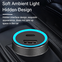 Nouvel adaptateur de chargeur de voiture universel PD 83W QC 3.0 avec ports A+C+C et prise allume-cigare