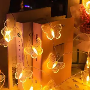 Christmas Sweet Ambience Decoration LED Butterfly String Light for Birthday Party Wedding