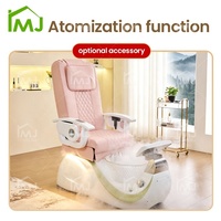 Chaise de pédicure pour salon de manucure, mobilier de spa pour les pieds avec pompe de vidange