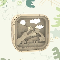 Puzzles 3D en bois et kits de modèles découpés au laser Kit de bricolage en bois pour faire votre propre veilleuse
