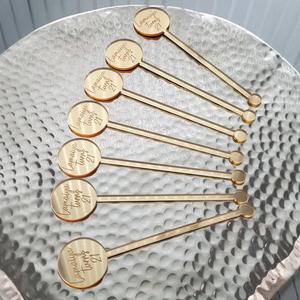 Venta caliente personalizado su logotipo Bar copa de vino bebida acrílico agitador para decoración del banquete de boda - Product Image 2