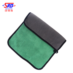 Usine de chine longue peluche sans bord corail polaire séchage de voiture serviette en microfibre avec poids 800Gsm 600Gsm 500Gsm - Product Image 3