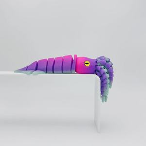 Nuevo Juguete de Calamar Impreso en 3D con Articulaciones Desmontables que Permiten Movimiento Completo y Exhibición Creativa, Ideal para Regalos Infantiles - Product Image 6