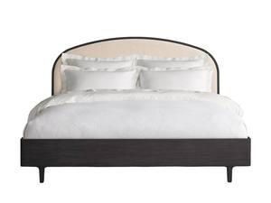 American Style Handmade Double Solid Wood Queen King <b>Bed</b> <b>Frame</b> with Soft Upholstered Headboard - Product Image 1
