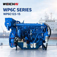Moteur diesel marin SCDC authentique Weichai WP6C122-15 122HP 90kW 1500RPM IMO II pour bateau de pêche et bateau de travail