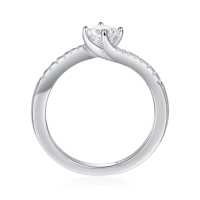 Bijoux en argent sterling 925 à la mode pour femmes Casual Rhodium Gold Al Por Mayor avec zircone pour fiançailles ou cadeaux