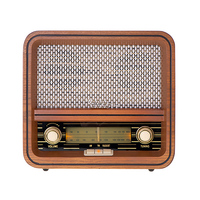 Retro Klassisches Analogradio Hochwertige AM/FM Holz Tragbares Bluetooth OEM Sonos Smart Speaker Steckbar Eingebauter Stereo-Lautsprecher