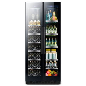 VANACE-refrigerador eléctrico pequeño <span class=keywords><strong>Horizontal</strong></span>, compresor compacto comercial, refrigerador de <span class=keywords><strong>vino</strong></span> con madera - Product Image 2