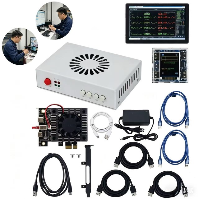 DMA Video Processor Plug and Play Video Combiner for Secure Monitoring of Game Streaming Media on Multiple PC Workstations