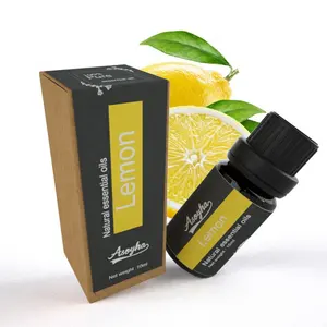 Aceite de masaje corporal prensado en frío a granel, aceites esenciales de limón puro 100% orgánico para la piel y la cara