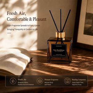 Diffuseur de parfum en verre de luxe fait main, décoration d'intérieur exquise pour chambre, salon, bureau - Product Image 2