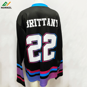 Normzl, venta al por mayor, camisetas de hockey sublimadas, camiseta de porristas personalizada, camiseta de hockey sobre hielo para jóvenes - Product Image 2