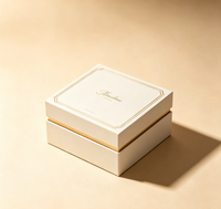 Boîte cadeau en papier recyclable de luxe personnalisée avec fermeture magnétique, estampage à chaud en or, boîte rigide en carton pour bijoux, parfum, écharpe, cadeau