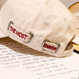 Korean-style Trendy Unisex Baseball Cap PVC Embroidery Sun-blocking for Spring Summer Hip-hop Black Style Students Adults - Product Image 2