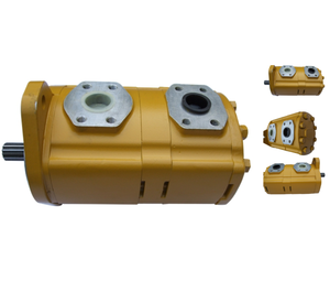 משאבת הילוכים הידראולית טנדם 23B-60-11120 16 ס\"מ נפח <span class=keywords><strong>200</strong></span> בר לחץ עבודה משאבת עבודה למפלסת - Product Image 1