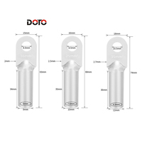 Connecteur de câble en aluminium série DL, borne à sertir haute conductivité pour panneau de distribution de câbles électriques