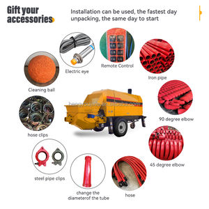 NEUE Mini-Diesel-Betonpumpe zum Verkauf in den VAE Betonpumpen-Anhänger Mobile Betonpumpe - Product Image 3