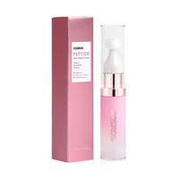 Sérum pour les lèvres rose de haute qualité de marque privée OEM Booster repulpant Brillant Haute brillance Lèvres repulpantes Volume de cristal Huile pour les lèvres
