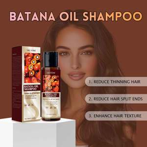 Venta caliente ODM OEM Nutritivo Mejora <span class=keywords><strong>Frizz</strong></span> Control de aceite Eliminación de la caspa Suavizante Brillante Batana Champú - Product Image 3
