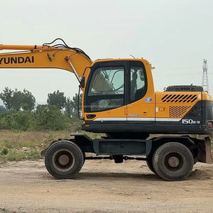 Excavadoras de ruedas Hyundai 150 W-9 de servicio pesado Excavadora de buen rendimiento Excavadora de segunda mano Hyundai 150 W-9 de alta calidad - Product Image 1