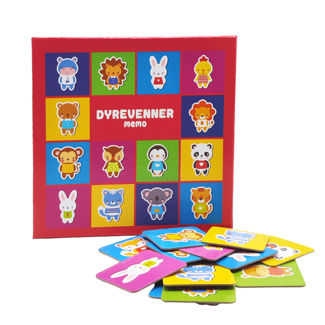 Custom Kids Educational Puzzle Flash Cards Matching Board Games Cards