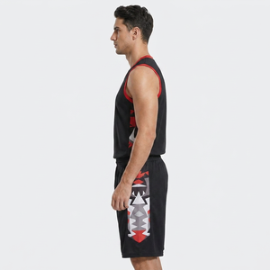 Uniformes de basket-ball professionnels unisexes sur mesure, 100% polyester, impression par transfert thermique, logo personnalisé, confortables et respirants - Product Image 6
