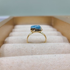 Thời trang anillos Para mujeres tinh thể tự nhiên Nhẫn Cưới Có thể điều chỉnh thô đá quý thô Garnet <span class=keywords><strong>Ruby</strong></span> Birthstone Vòng - Product Image 5