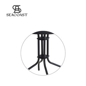 STOLIK BISTRO 60 <span class=keywords><strong>CRISTAL</strong></span> NEGRO MESA ACERO <span class=keywords><strong>CRISTAL</strong></span> GRIS 60 CM - Product Image 4
