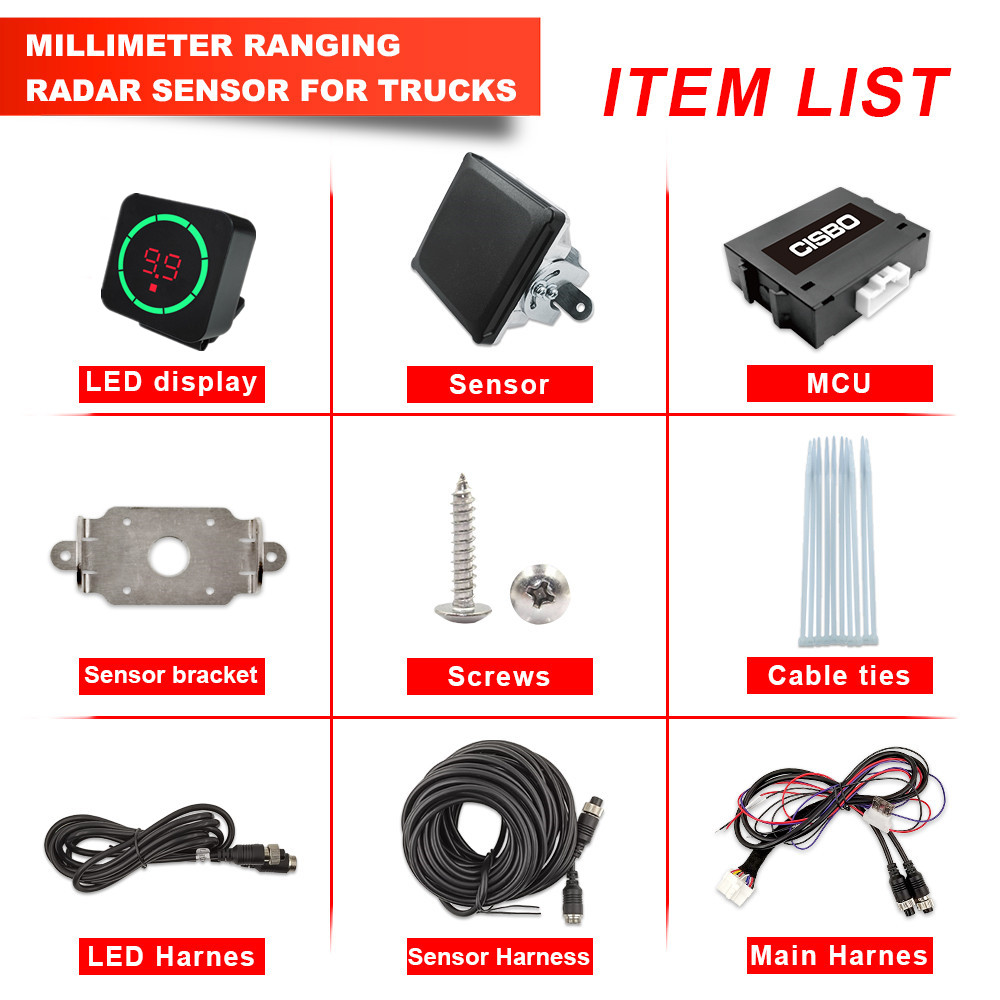 Forklift Reverse Sensor - 10m Radar Proximity Warning