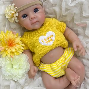 ตุ๊กตาทารกแรกเกิด12นิ้วน่ารักเหมือนจริงตุ๊กตาทารกทำด้วยซิลิโคนแบบทำมือขนาดเล็กสำหรับเด็กทารกตุ๊กตาของเล่นเด็กแรกเกิดสำหรับเด็กของเล่นสำหรับเด็กผู้หญิง - Product Image 4