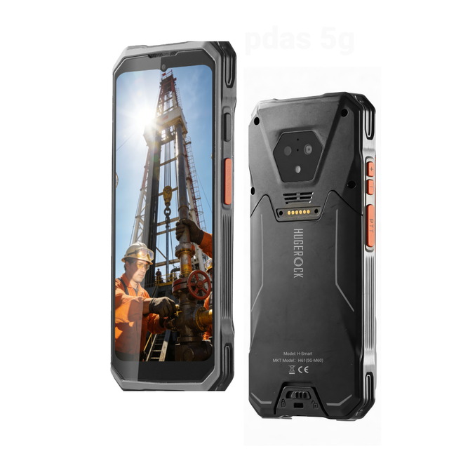 H61 Industrial Android Rugged PDA Wholesale 5G WiFi IP68 Waterproof FHD 1080*2340 500nits 5000mAh Barcode Scanner Stock