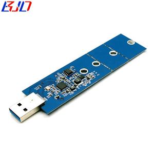 Hohe Qualität USB <span class=keywords><strong>3</strong></span>,0 zu NGFF B Schlüssel SATA SSD Adapter, USB <span class=keywords><strong>3</strong></span>,0 zu M.2 B + M schlüssel SSD Konverter Karte - Product Image 2