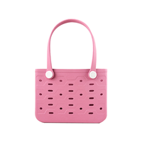 Sac fourre-tout en EVA perforé léger, lavable, portable, avec logo personnalisé, idéal pour la plage - Vente en gros