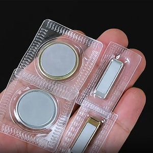 Neodymium <span class=keywords><strong>Magnetic</strong></span> Huy Hiệu Pin Vuông Chèn Hình Chữ Nhật Nam Châm Nút Cho Áo Sơ Mi Phù Hợp Với Quần Áo Quần Áo Cổ Áo Còng - Product Image 5