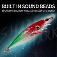 Pêche seiche appât calmar crochets 10cm 10g ventre rond poulpe leurres pêche en mer gabarits crevettes Wobbler crevette Pesca