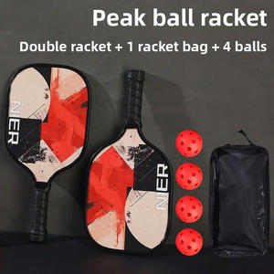 Raquette de pickleball portable légère et imperméable en fibre de carbone sans bord, approuvée par l'USAPA, avec noyau en nid d'abeille |   Style sportif <span class=keywords><strong>simple</strong></span> - Product Image 5