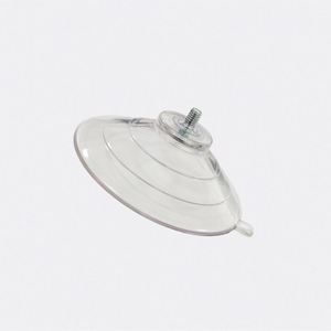 Ventouse transparente en PVC écologique, support de fixation à vis à ventouse puissante pour surfaces en verre - Product Image 4